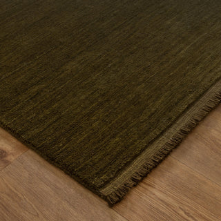 Arden Hand-Knotted Wool Rug Green
