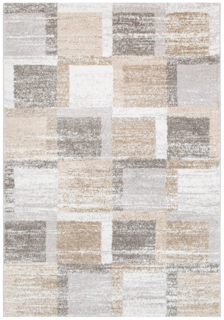 Nola Squares Neutral Rug - N001