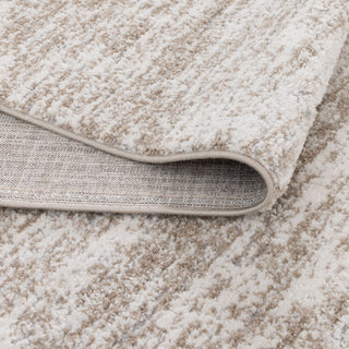 Nola Canvas Abstract Beige Rug - N009
