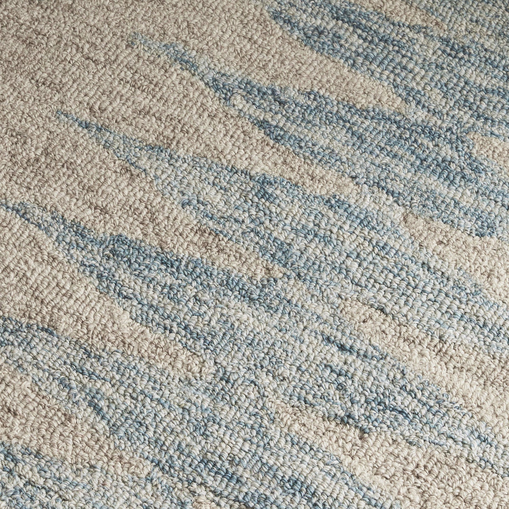 Noosa Blue Wool Rug JAIPUR