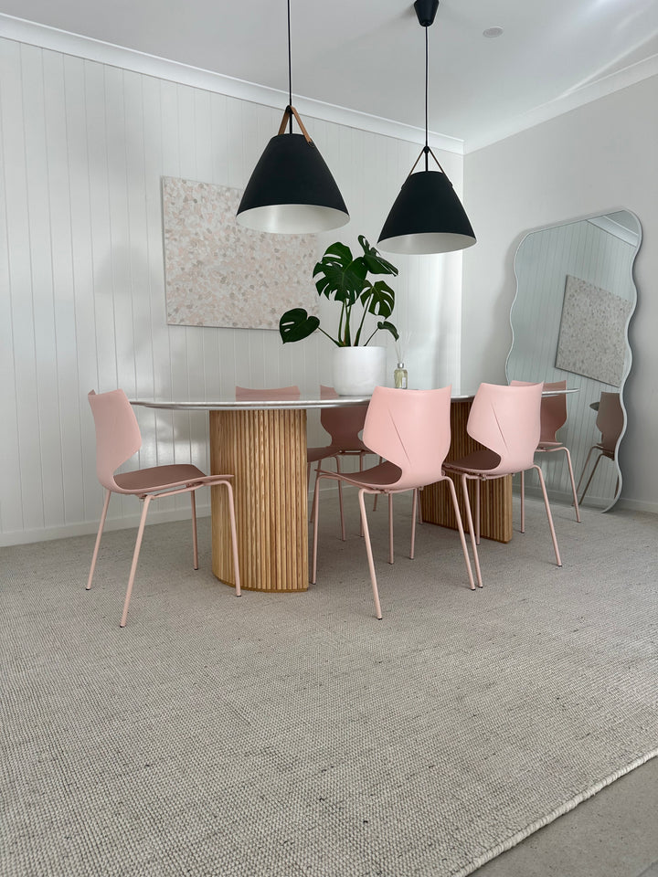 Pebble Platinum Wool Rug