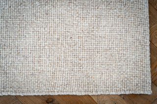 Mable Beige Woven Wool Rug