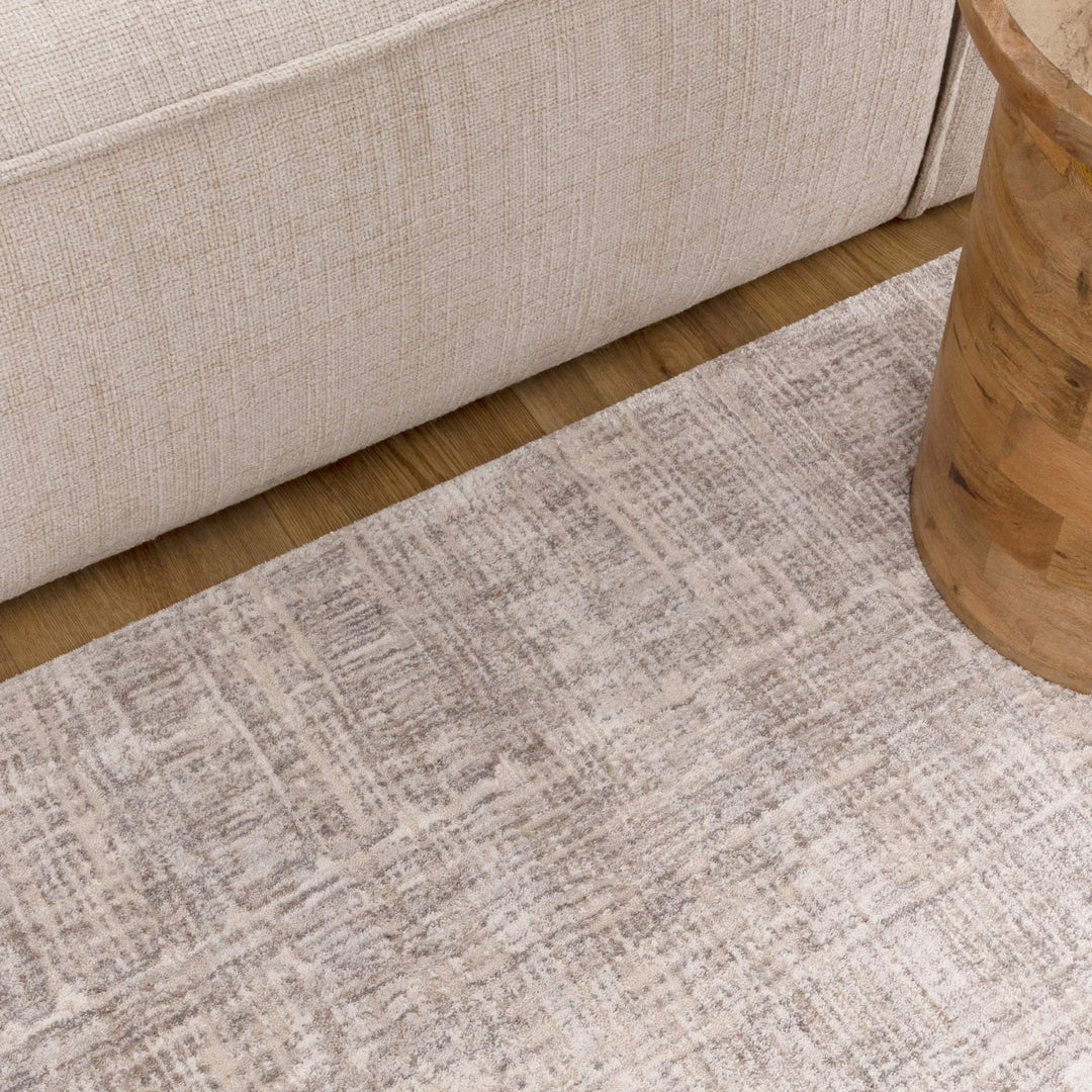 Saidie Beige Abstract Rug - S500