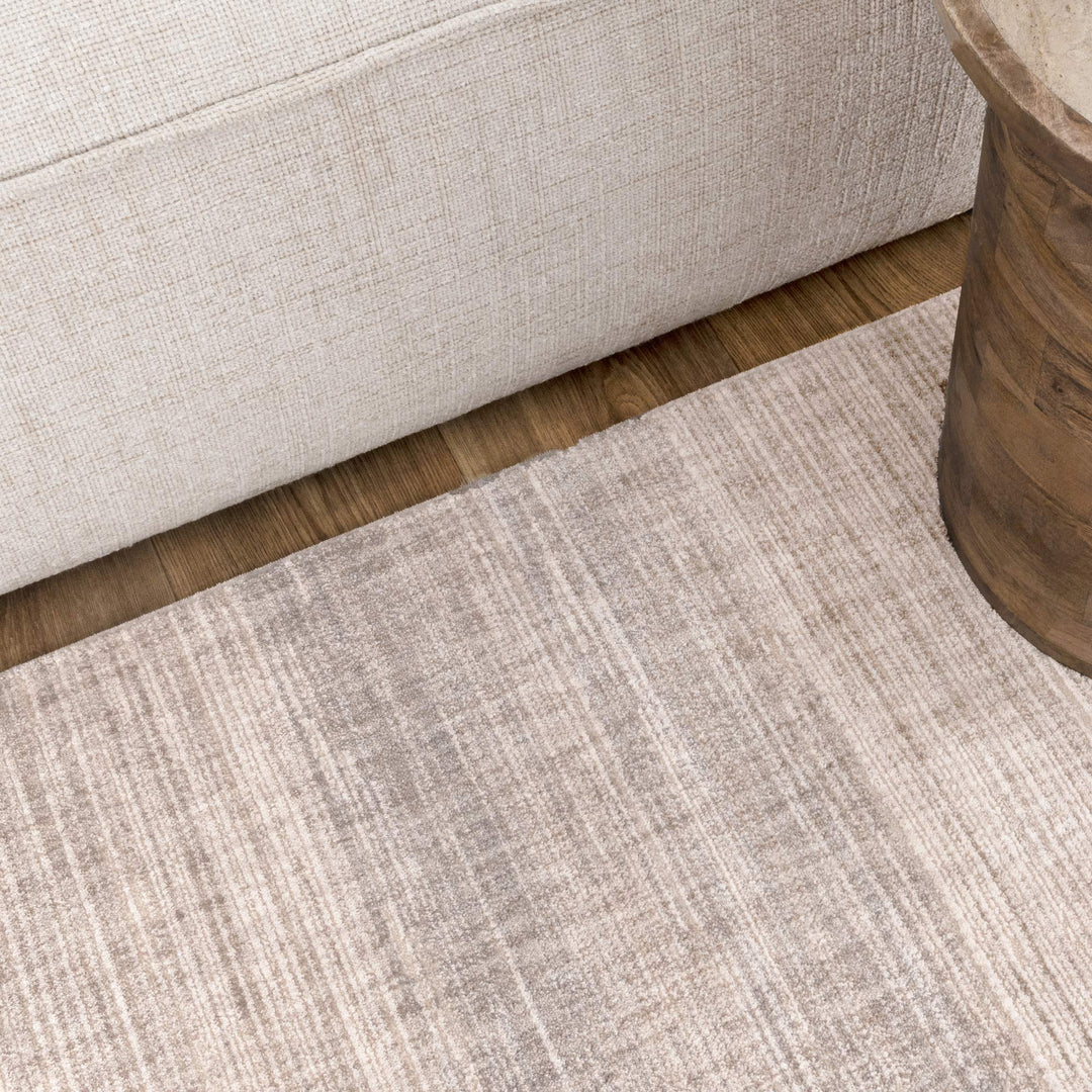 Saidie Beige Lines Rug - S800