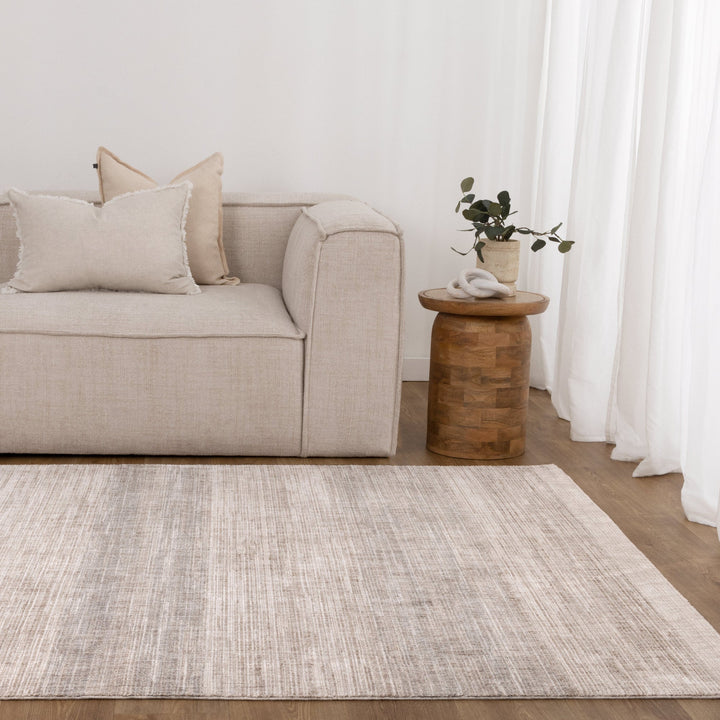 Saidie Beige Lines Rug - S800