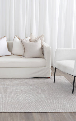 Norah Silver Textured Rug