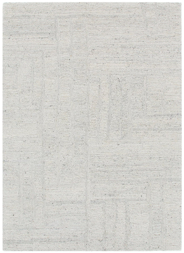 Arlo Silver Modern Wool Rug