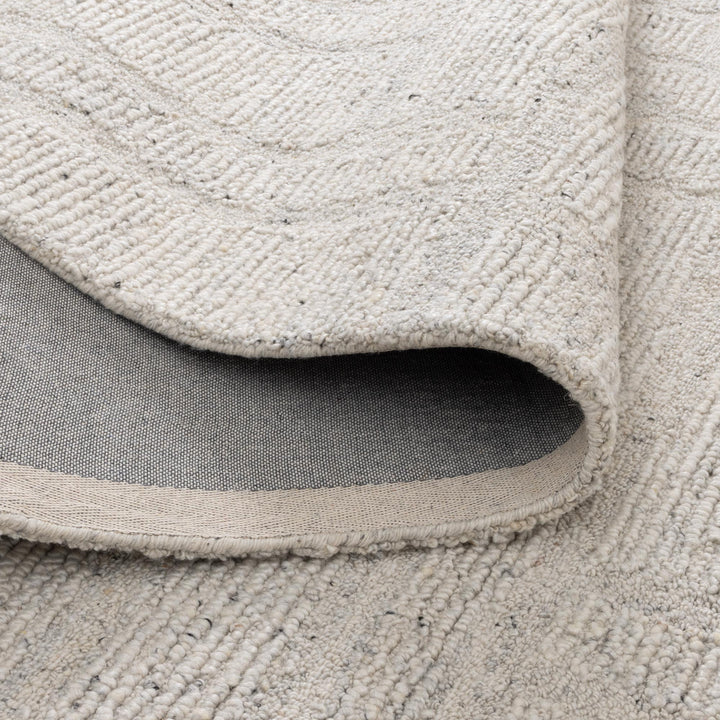 Arlo Silver Modern Wool Rug