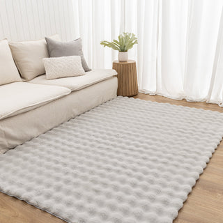 Mink Washable Rug Silver