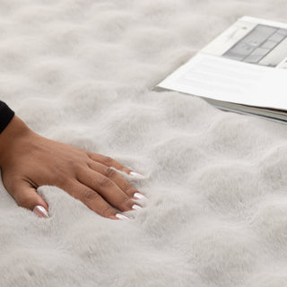 Mink Washable Rug Silver