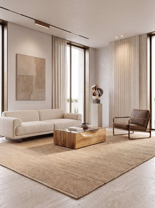 Surya Lt.Brown Jute & Wool Rug