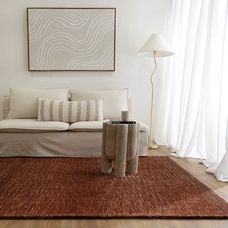 Wren Terracotta Carved Rug