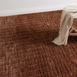 Wren Terracotta Carved Rug