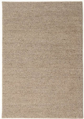 Marley Bobble Texture Beige Wool Rug