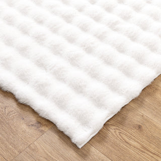 Mink Washable Rug White