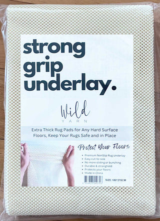 Anti Slip Rug Stop, White PVC, Hard Flooring