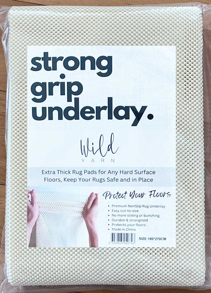 Anti Slip Rug Stop, White PVC, Hard Flooring