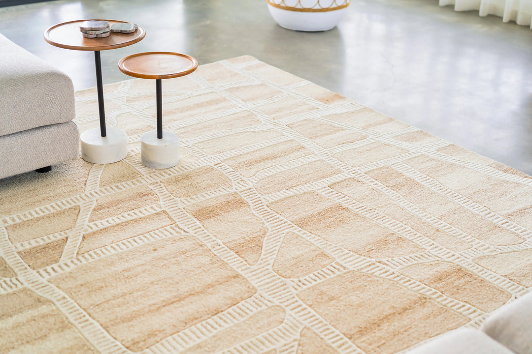 Sable Color Rug Sable Ivory Wool Rug | – Wild Yarn