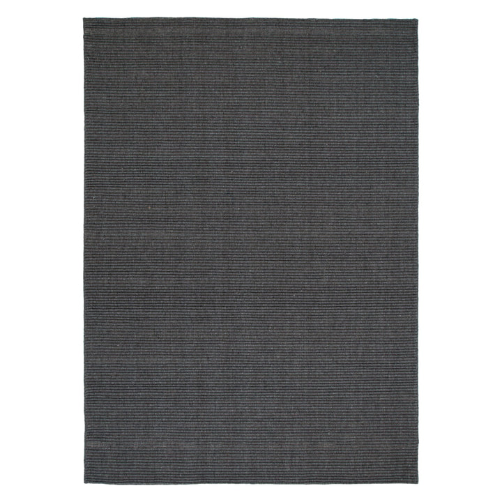 Petrus Cord Hand Loomed Wool Slate Rug