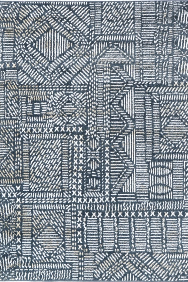 Freya Zimbali Petrol Rug