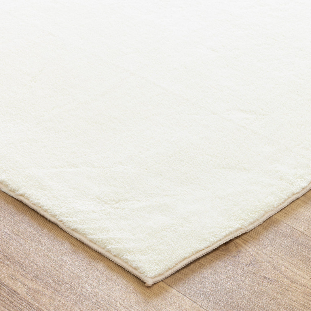 Morris Plush Cream Machine Washable Rug