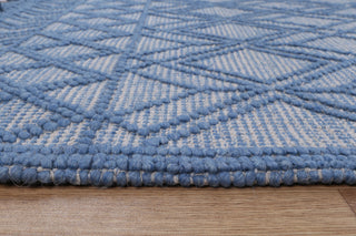Perla Ivy Blue Wool Rug