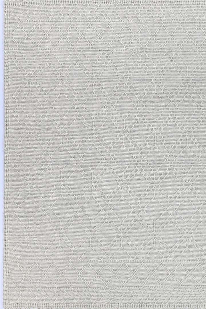 Perla Ava Grey Rug (No Fringe)
