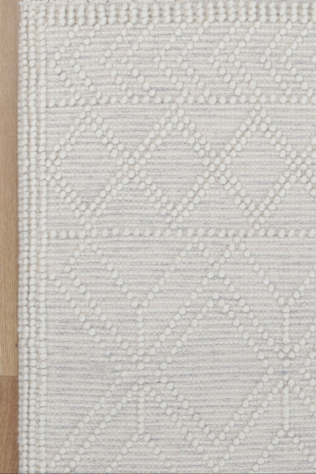 Perla Ava Grey Rug (No Fringe)