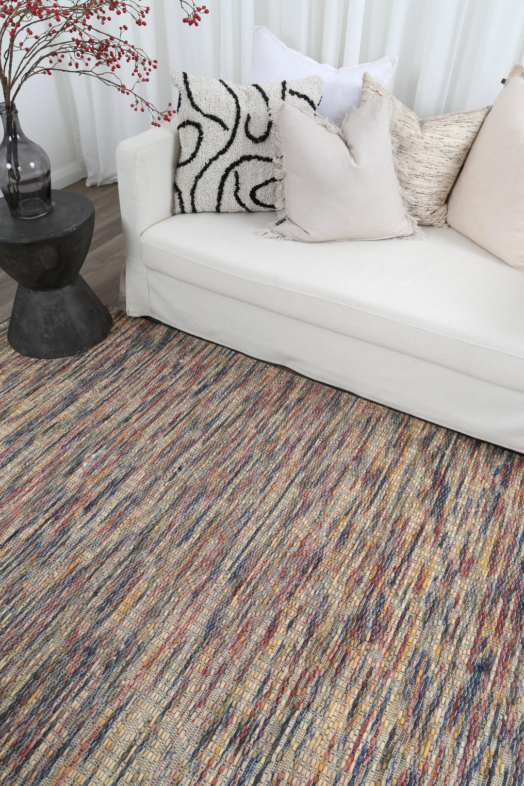 Avoca Geometric Multi Wool Rug