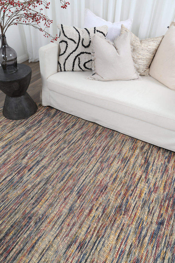 Avoca Geometric Multi Wool Rug