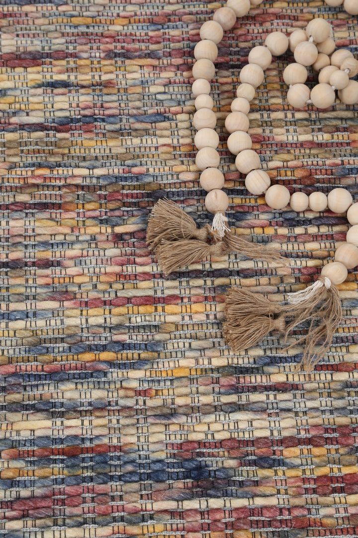 Avoca Geometric Multi Wool Rug