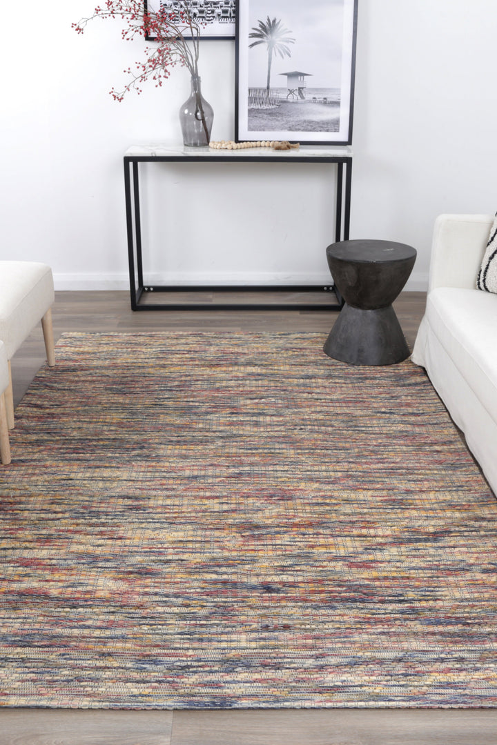 Avoca Geometric Multi Wool Rug