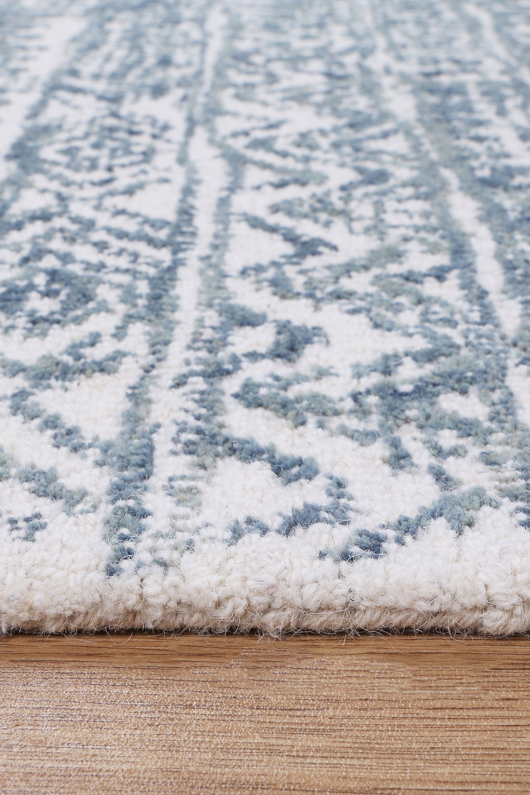 Inca 01A Blue Wool Rug