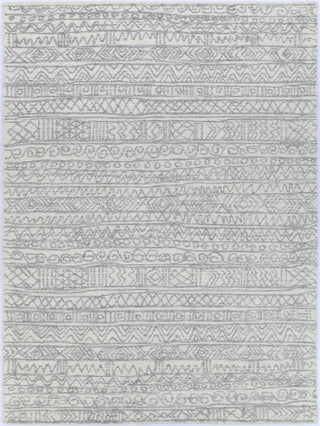 Inca Trial Grey Wool Rug
