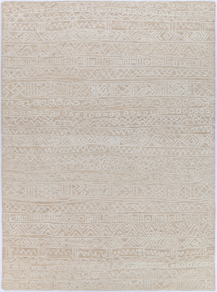 Inca 01C Beige Wool Rug