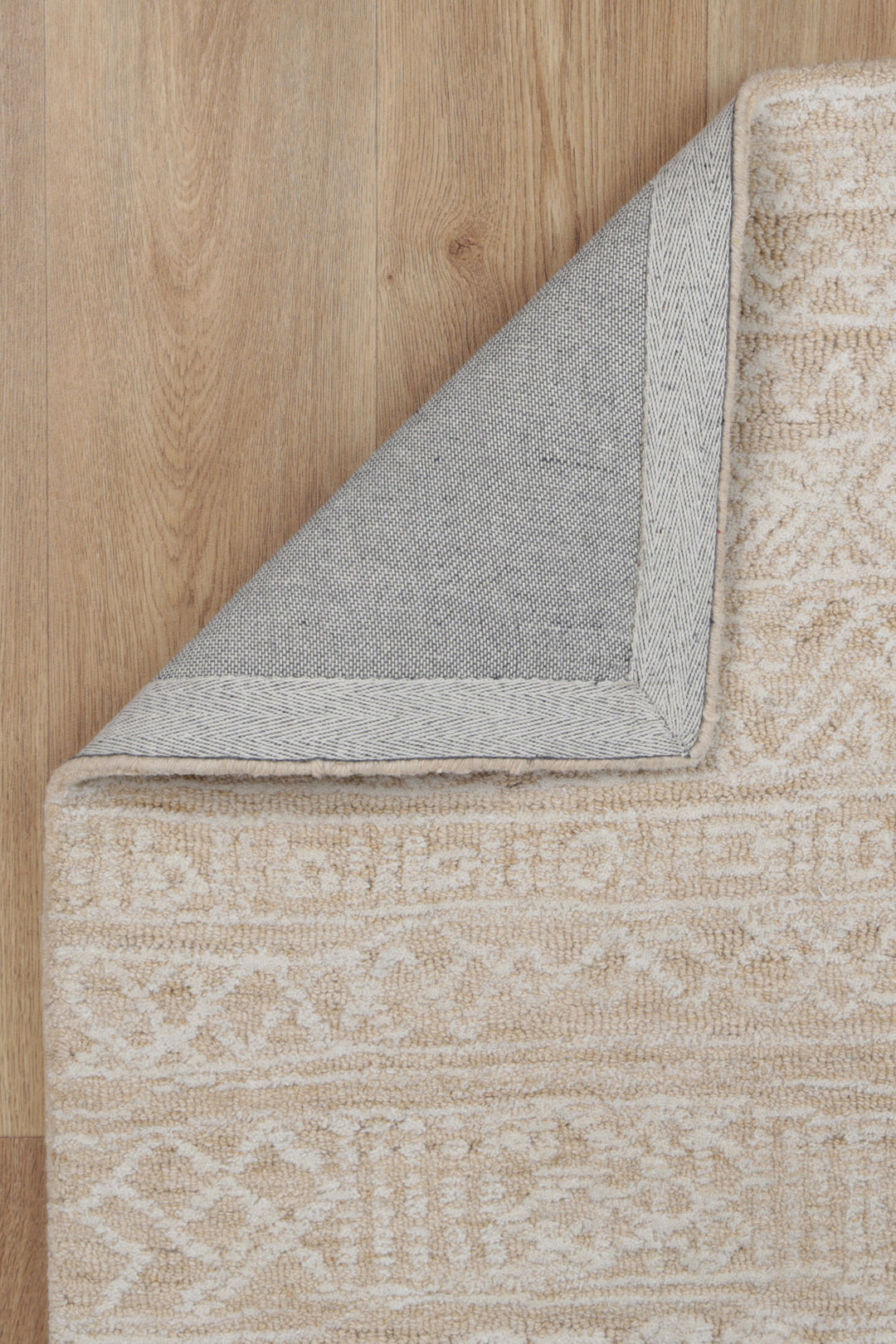 Inca 01C Beige Wool Rug
