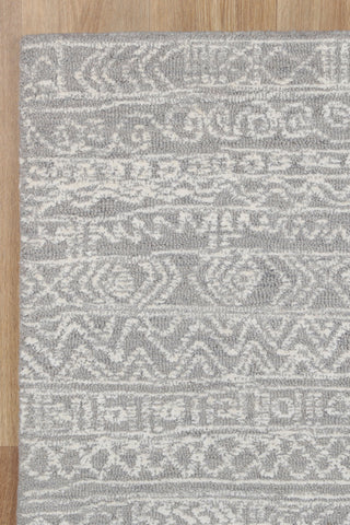 Inca Tribal Ash Wool Rug