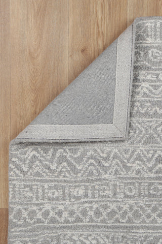 Inca Tribal Ash Wool Rug
