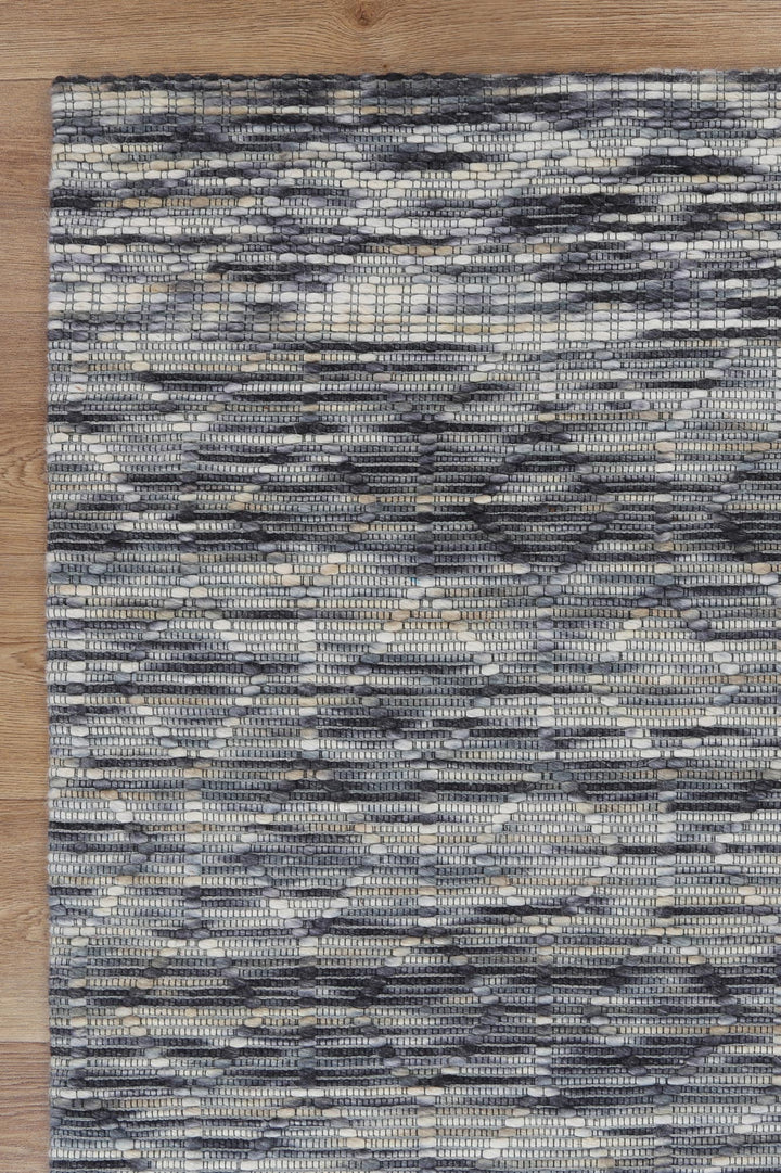 Avoca Lattice Stone Wool Rug
