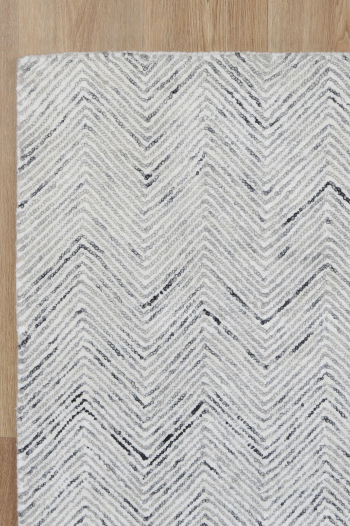 Herringbone Grey Rug