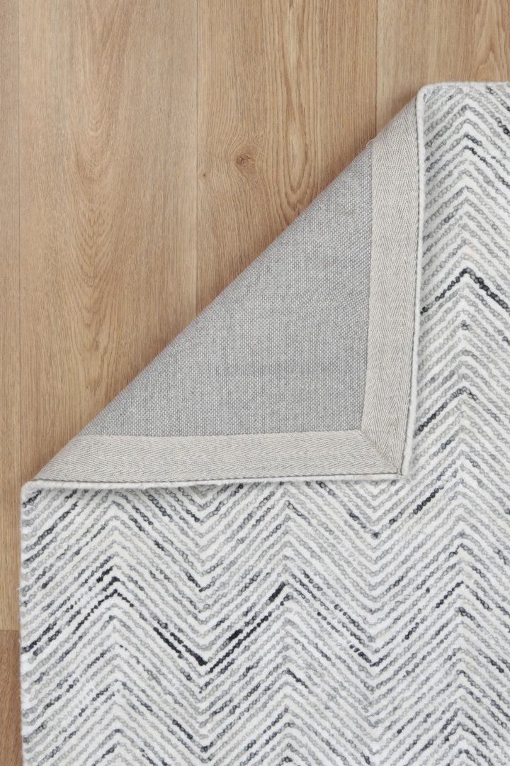 Herringbone Grey Rug