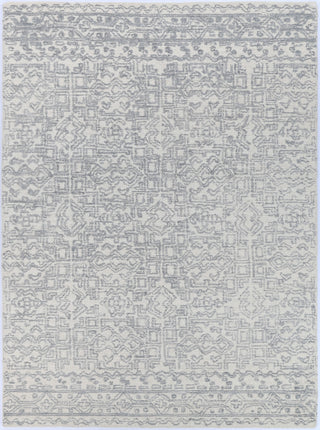 Puru Grey Tribal Ash Wool Rug