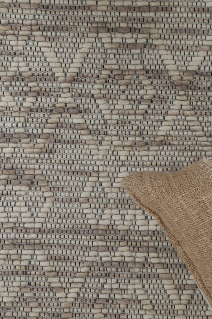 Avoca Diamond Beige Wool Rug