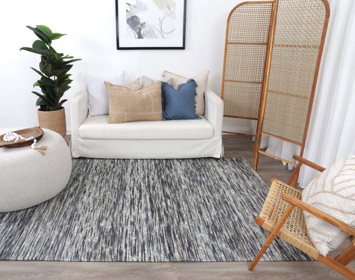 Avoca Diamond Stone Wool Rug