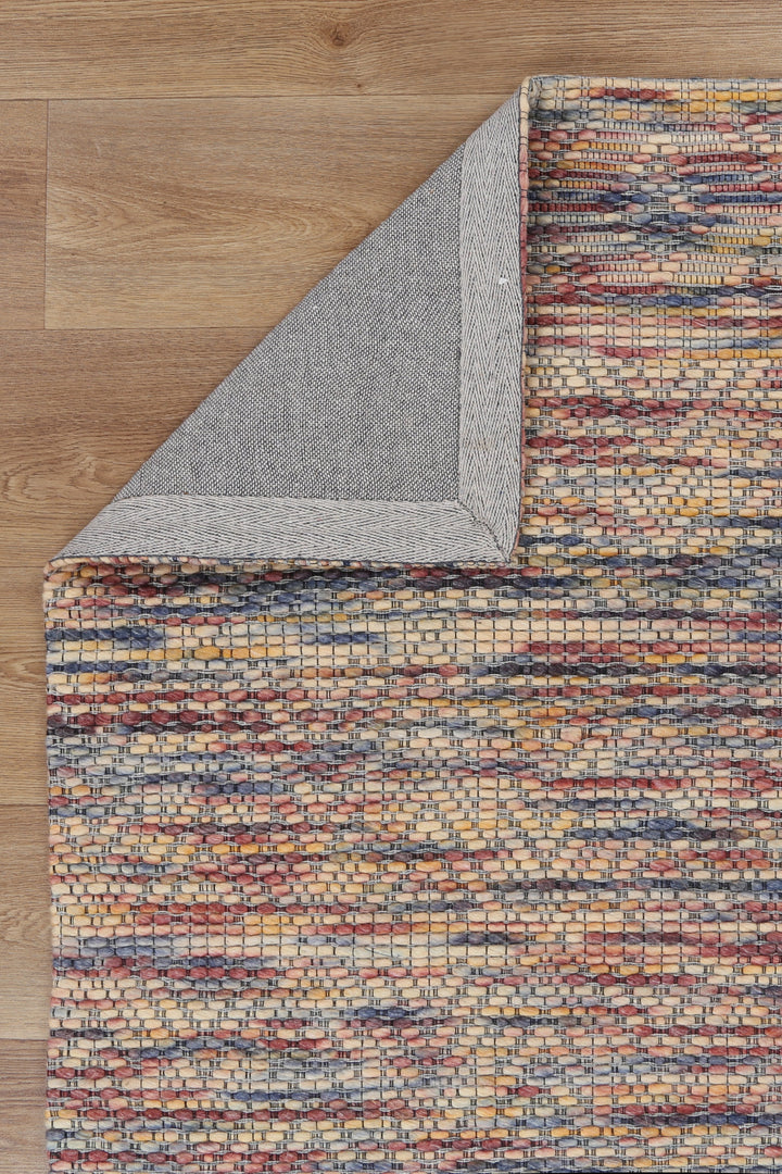 Avoca Chevron Multi Wool Rug