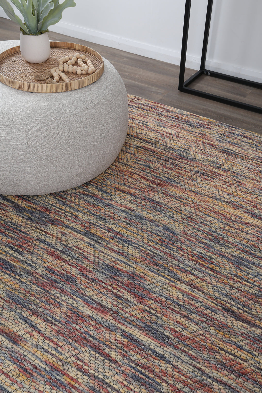 Avoca Chevron Multi Wool Rug