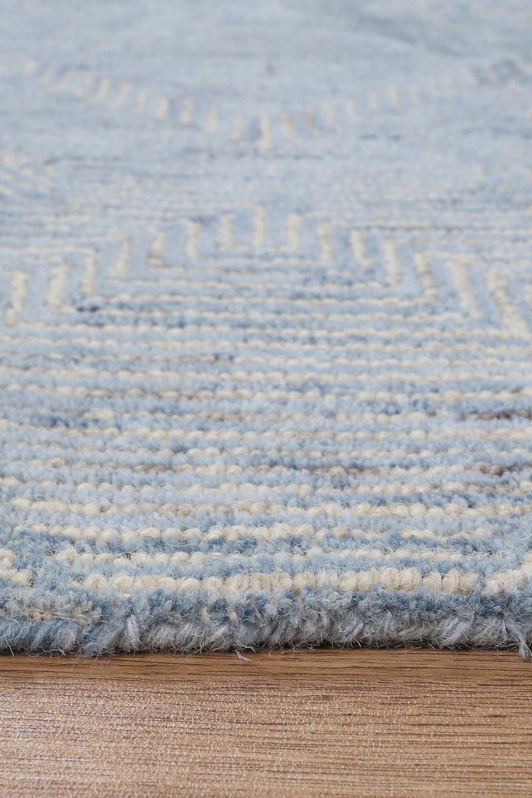 Aquila 06A  Blue/ Grey Wool Rug
