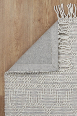 Perla Mia Grey Wool  Rug