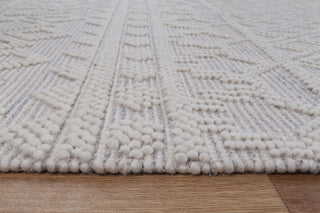 Perla Mia Grey Wool  Rug