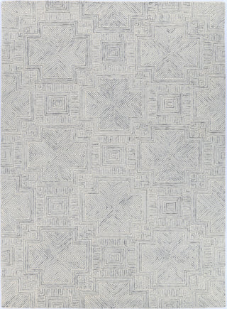 Labyrinth  09B Grey Wool Rug